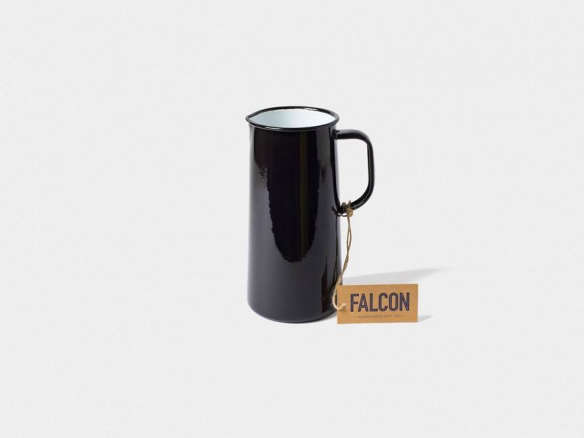 falcon enamelware black pitcher  