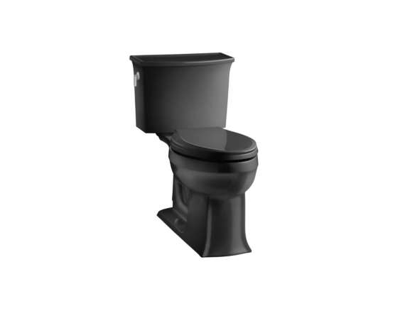 kohler archer 2 pice elongated aquapiston toilet  