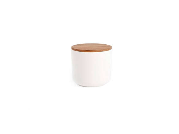 canister with wood lid 8
