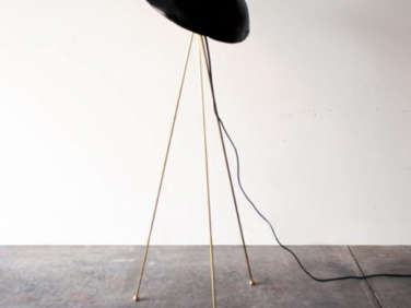 stahl and band concrete brass lamp  