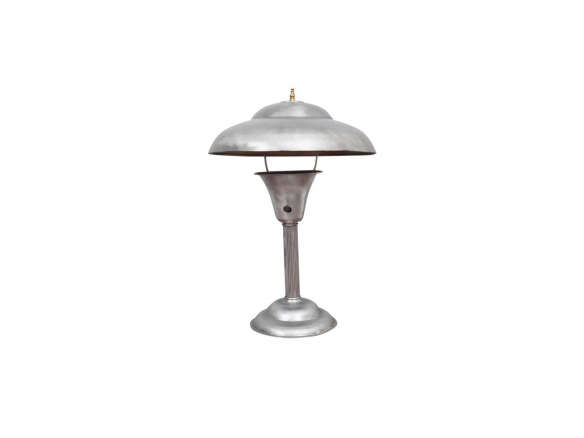 1930’s brushed steel desk lamp 8