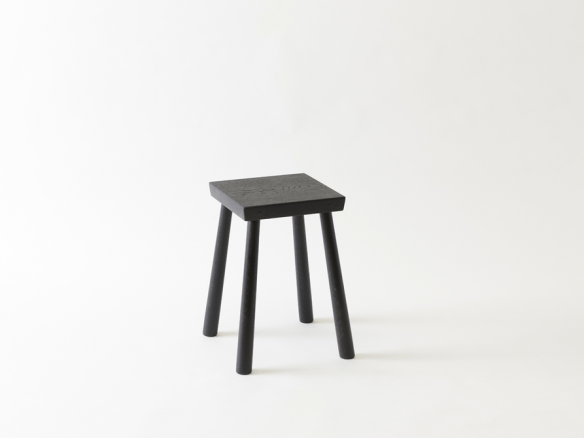 blackcreek mercantile black table stool  