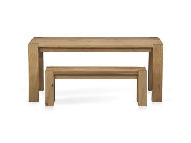 crate and barrel big sur natural dining table  