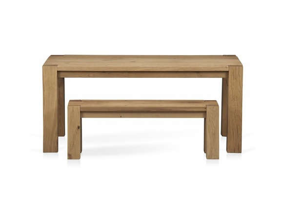 crate and barrel big sur natural dining table  