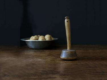 etsy weston table antique irish potato masher  
