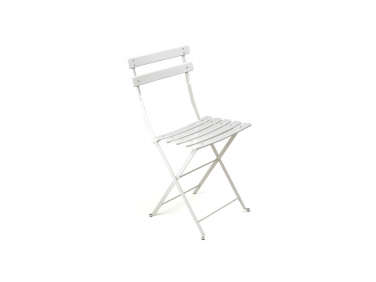fermob folding chair white metal  