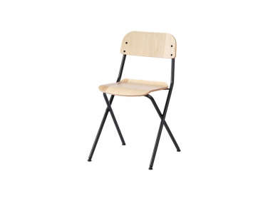 ikea vassad folding chair gray  