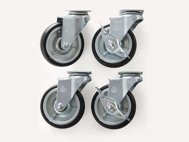 set of 4 casters for belmont kitchen island  