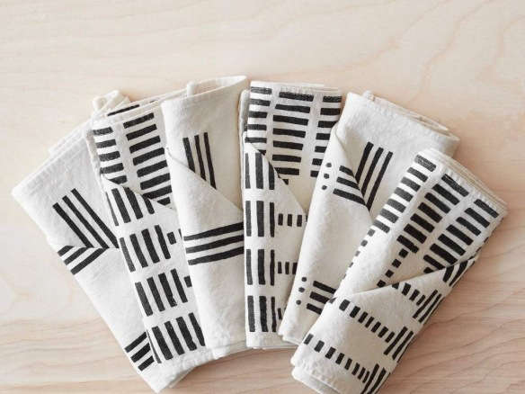the citizenry african print napkins  