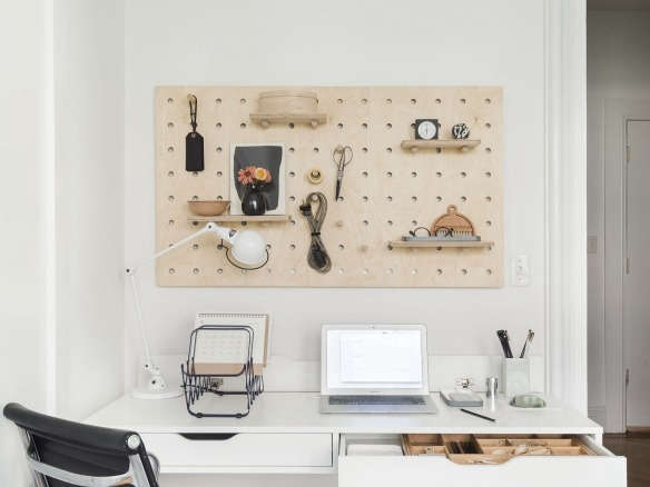 the organized home home office pegboard matthew williams  