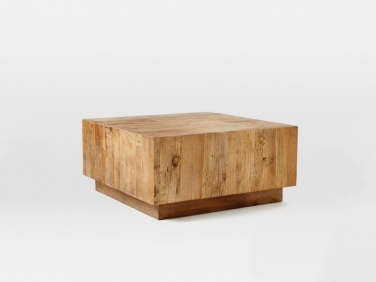 west elm plank coffee table  