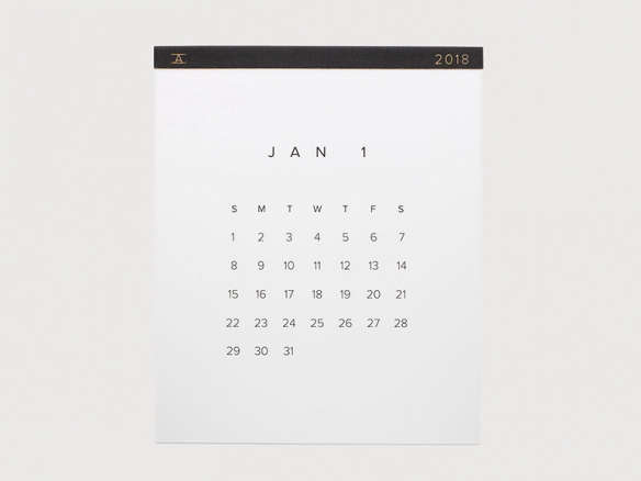 appointed calendar 2018  
