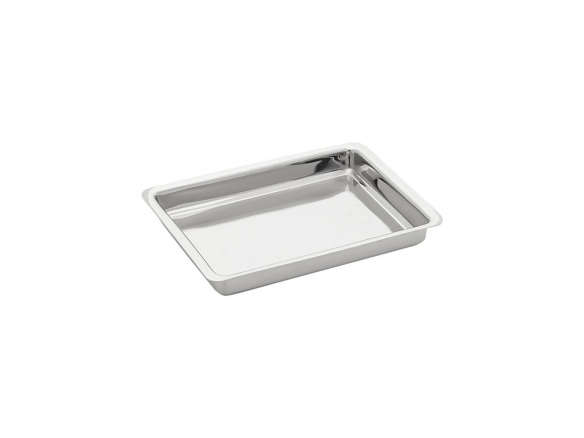 cb2 vienna stainless steel tray  