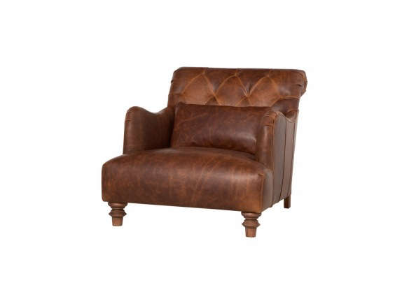 acacia chair leather 8