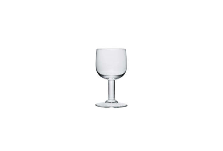 jasper morrison’s glass family goblet is available at hive: $44 for a s 16