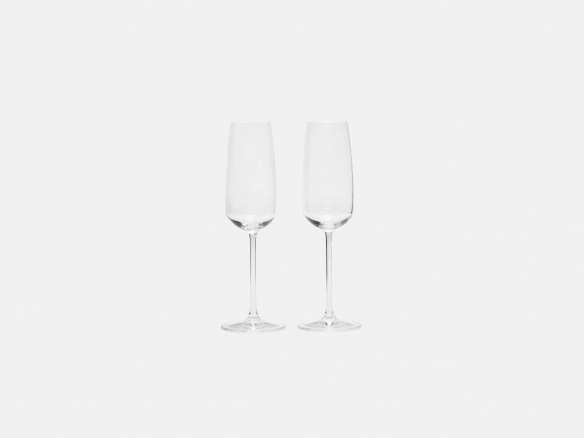 nude champagne glass set of two  