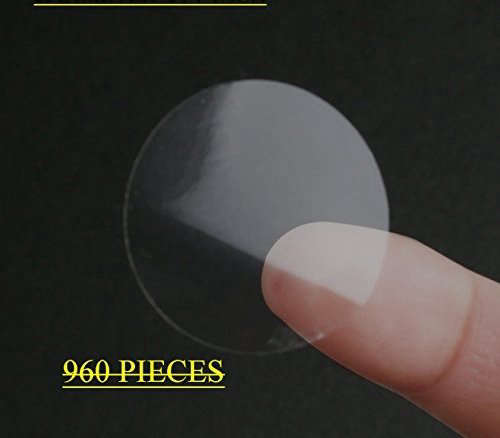 plastic sealing sticker round transparent packing labels 8