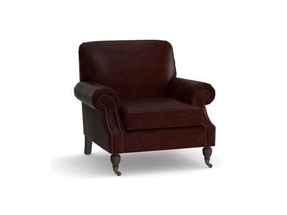 brooklyn leather armchair 8