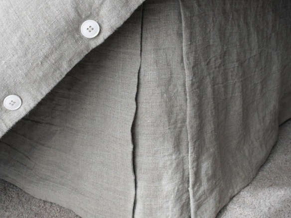 rough linen bedskirt 8