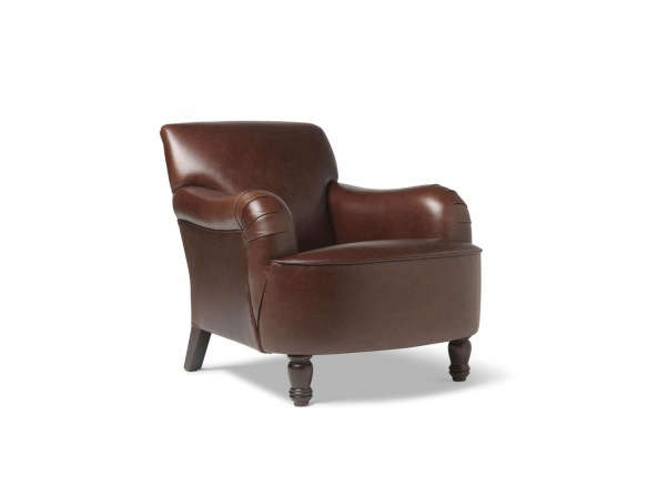 podge armchair, hazel leather 8