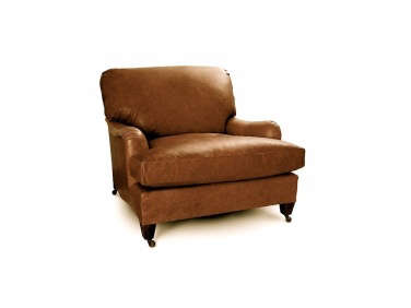 stephen perkins highgrove leather chair  