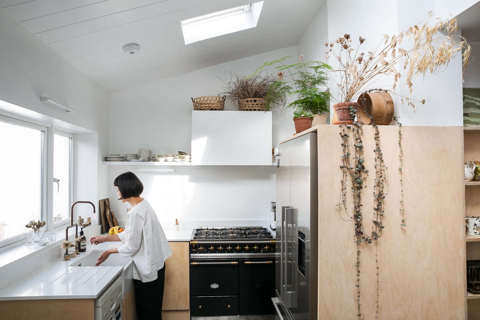 Steal This Look: A Botanical Stylist's Creative Kitchen Remodel in London - Remodelista