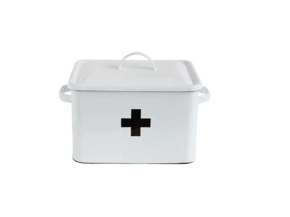 3r studio white enameled first aid box 8