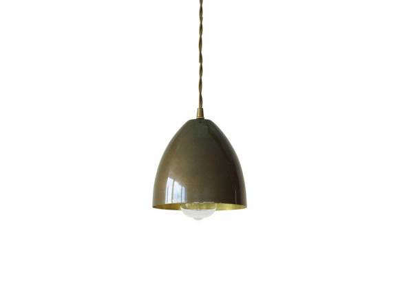 aire lighting small handmade brass pendulum lamp 8