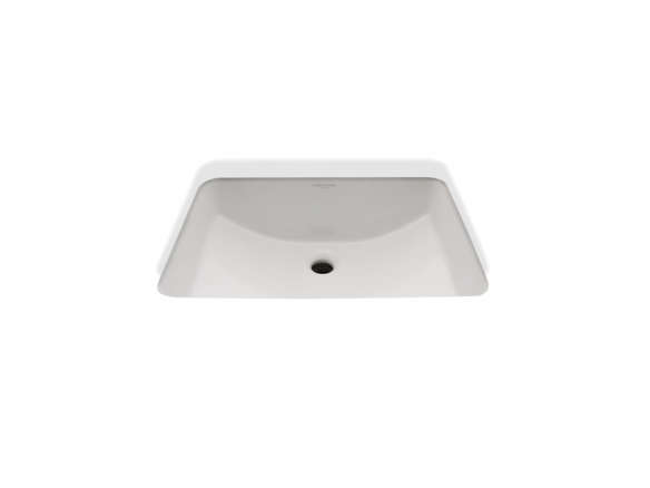 clara undermount rectangular vitreous china lavatory sink single glazed 8