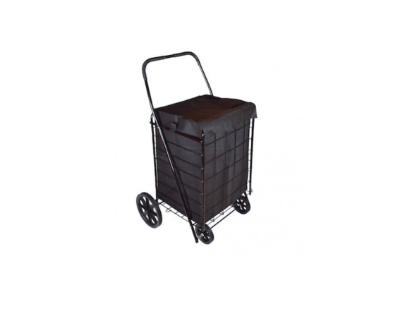 dlux extra large folding shopping cart 8