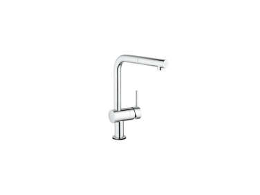 grohe minta touch single handle pull down sprayer faucet  