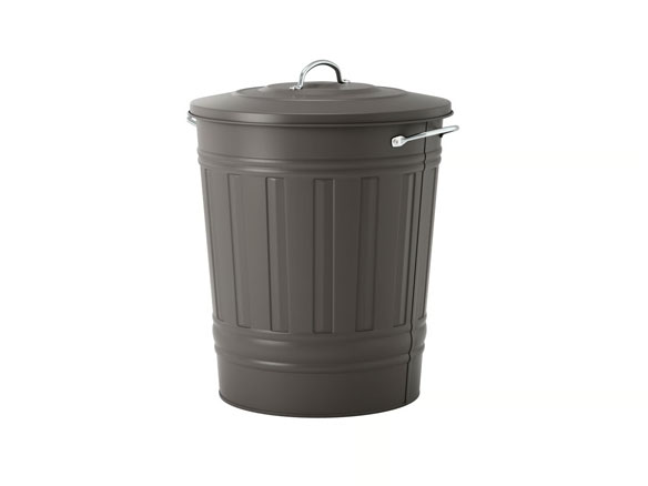 knodd bin with lid, gray 7
