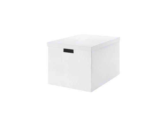 tjena storage box with lid, black 8