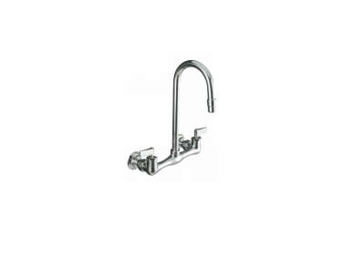 kohler triton two handle bridge wall mount kitchen faucet  