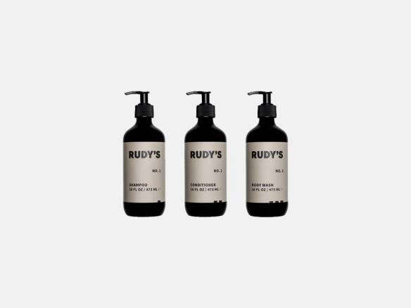 rudy’s barbershop shampoo, conditioner, and body wash 8