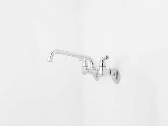 signature hardware wall mount faucet swing spout  