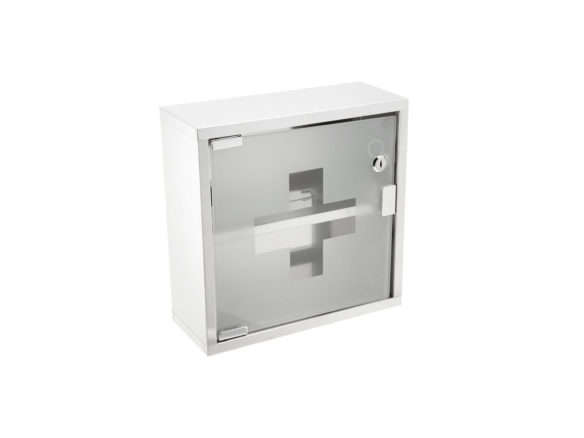 steel first aid cabinet with glass door 8