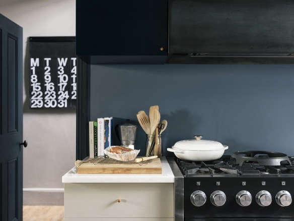 Kitchen of the Week An Architects Colorful Modern Cottage Kitchen in a London Highrise portrait 30