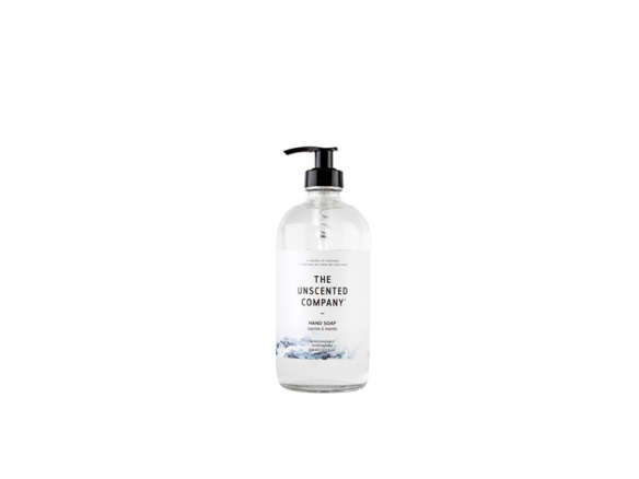 unscented company glass hand soap  