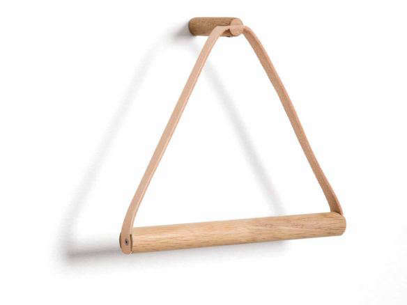 By Wirth wood leather towel hanger 4  