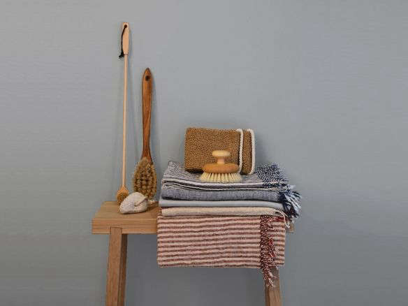 solid oak bath stool 8