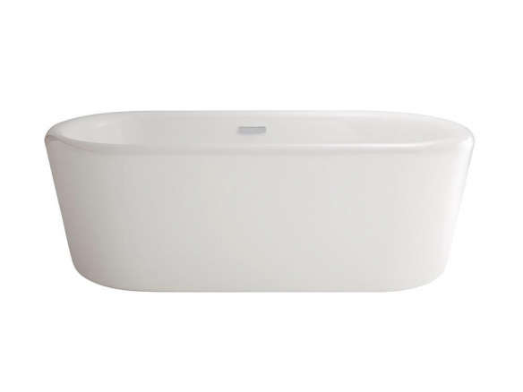 kipling ovale 5.8 ft. acrylic flatbottom non whirlpool bathtub 8