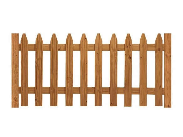 pressure treated cedar tone moulded fence post 8