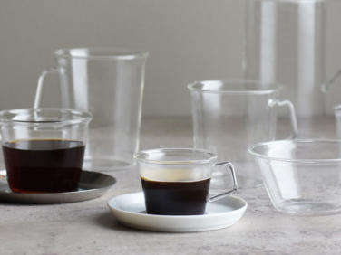 kinto cast modern glass teacups  