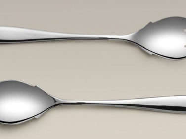 serving fork and spoon  