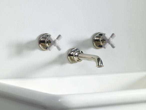 rockwell wall mounted basin taps with tubular spout 8