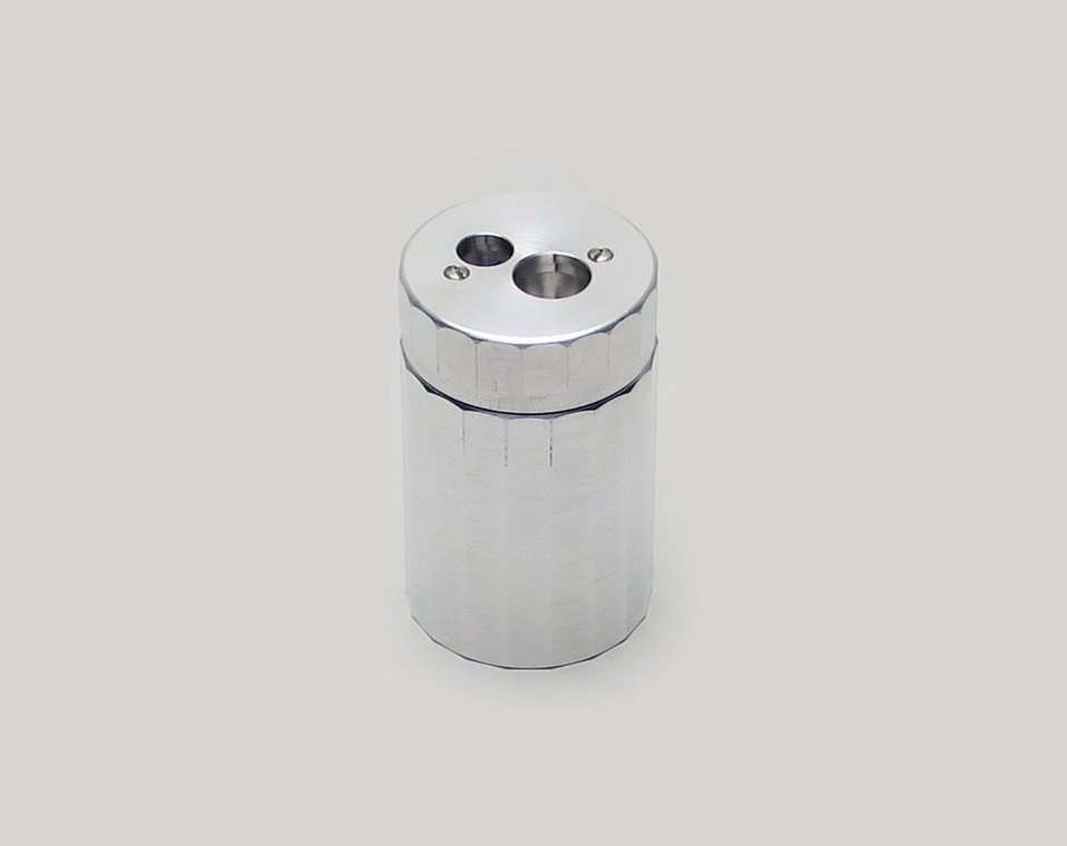 Metal Aluminium Single And Double Hole Pencil Sharpener Brand New P0W7 