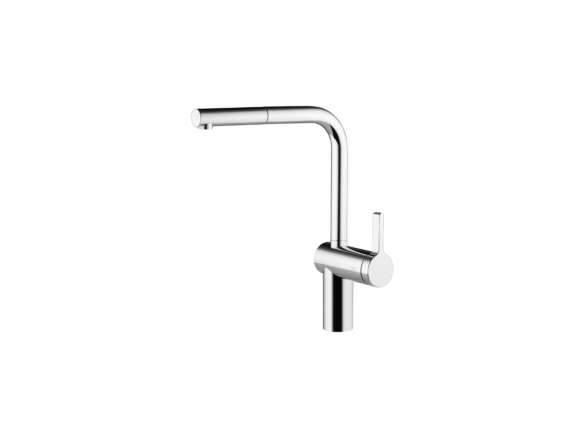 kwc livello single lever mixer with pull out spray 8