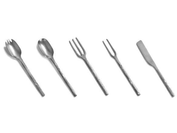 hammered metal fork 8