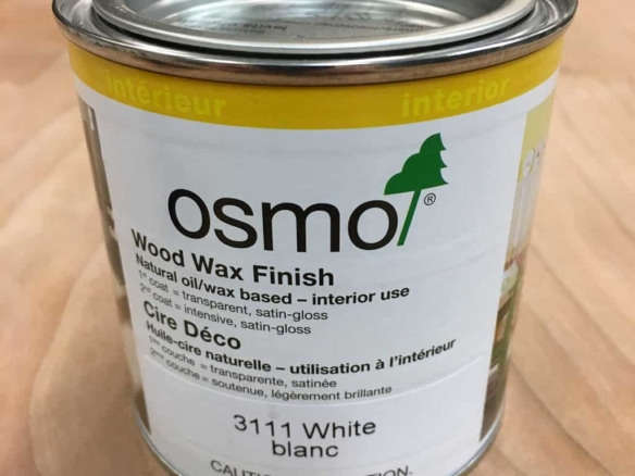 osmo white wood wax finish 8